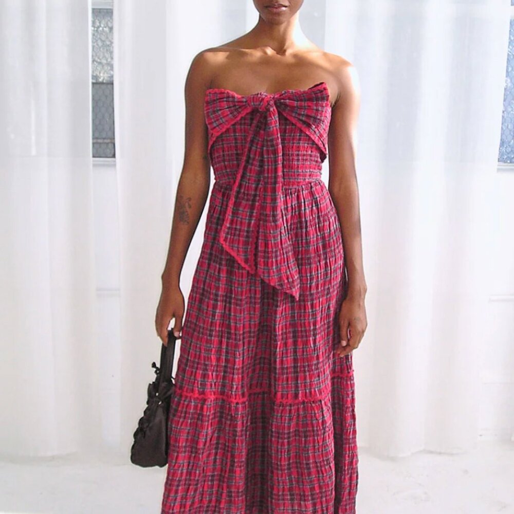 Damson Madder Mia Midi Dress - Picture 2 of 6